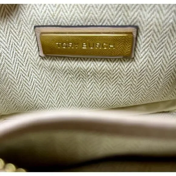 Tory Burch Kira Tri Color Quilted Leather Camera Bag